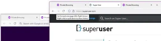 Firefox 89 with wrong title bar colors
