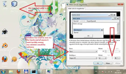 desktop icon font color is wrong