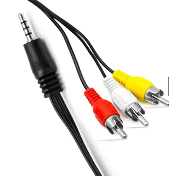 RCA to laptop cable