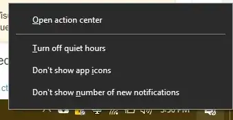 on right-click notif button