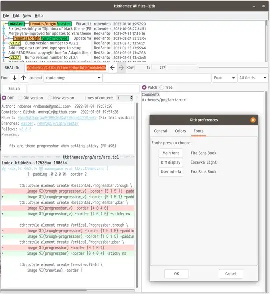 screenshot with colorific colours
