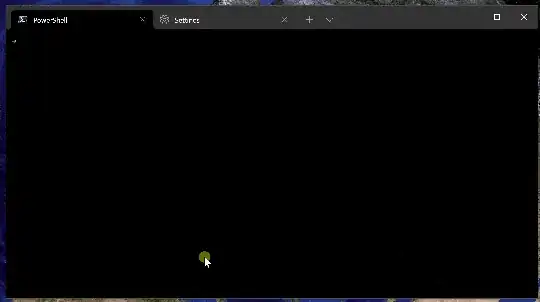 Windows Terminal clearBuffer action example