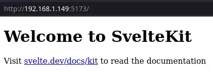 "Welcome to SvelteKit" example page