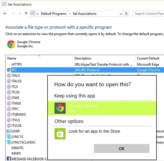 Set Associations in Windows 10.