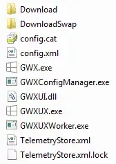 GWX folder contents