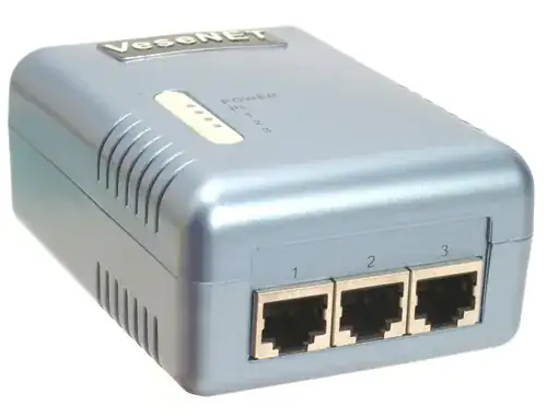 A combined homeplug adapater & ethernet switch