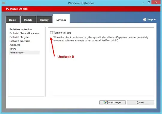 Turn off Windows Defender