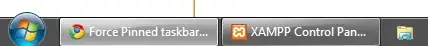 Taskbar element labeled
