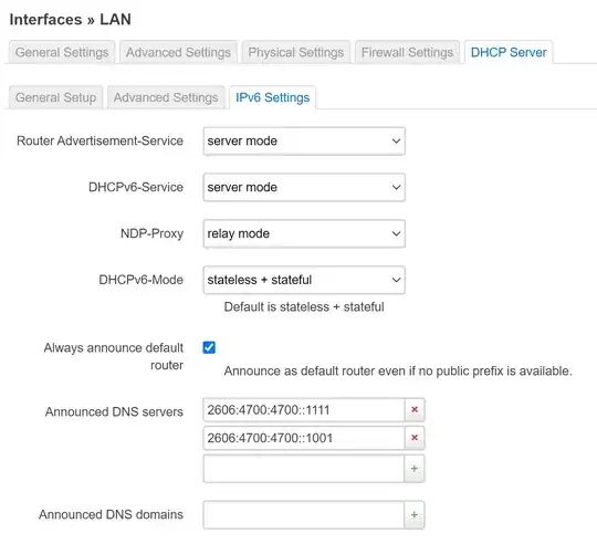 My IPv6 settings in OpenWrt 19.07.3