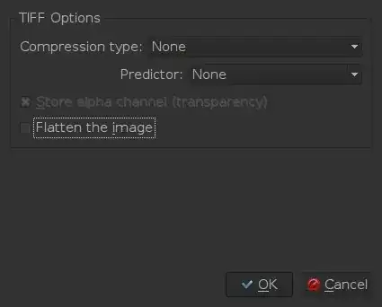 Save as .tif Krita dialog