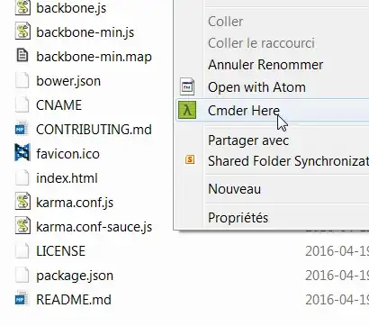Cmder context menu action