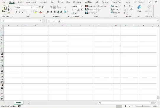 Window Recording - Excel