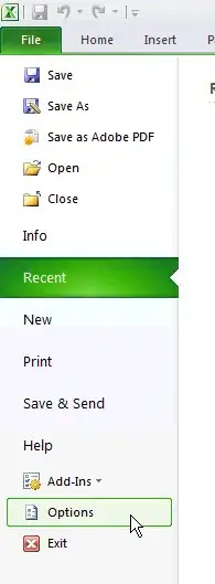 Go to File > Options