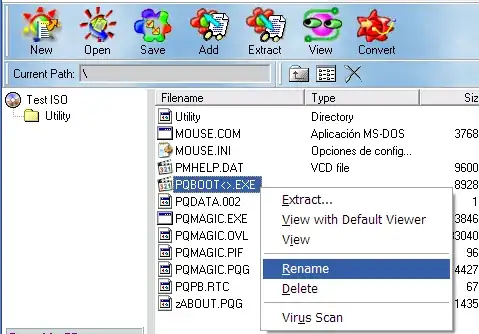 WinISO - rename file