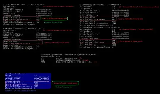 Windows 7 and 10 reporting 4096/4096