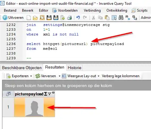 Retrieve picture blob