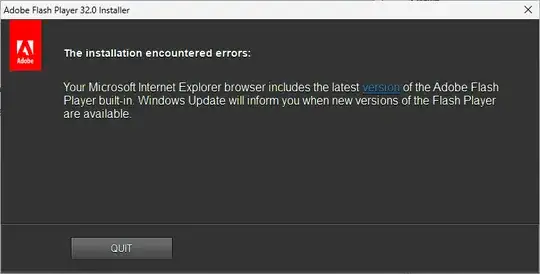 Adobe Flash Player Installation Error