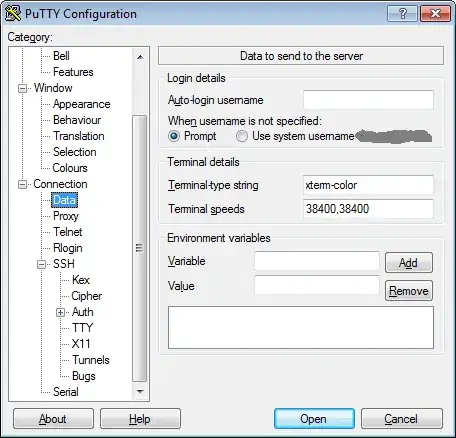 putty config window
