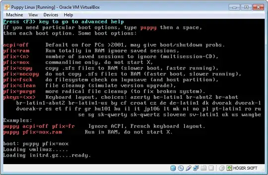 Puppy Linux stuck during boot