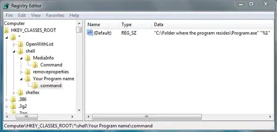 Registry Editor: Finished file-command