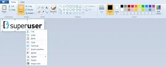 Rightclick on selection