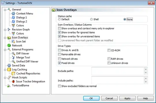 Set 'Status cache' to None to terminate the TSVNCache.exe process.