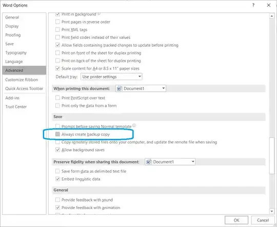 Always create a backup