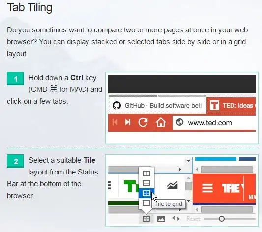 Vivaldi help page on tab tiling
