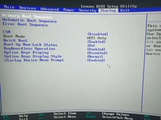 Binding not possible