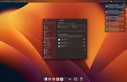 notification in mac os