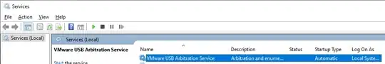 VMware USB service
