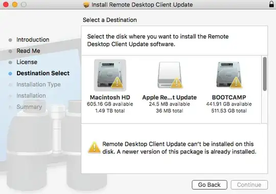 Cant Install Because Newer Version Exists