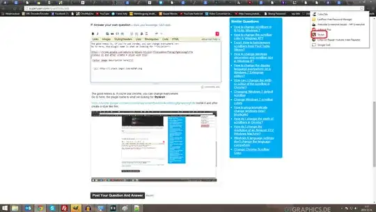 Click for the S icon (styles)