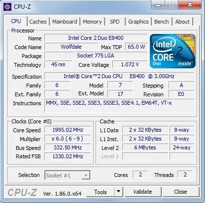 cpu details