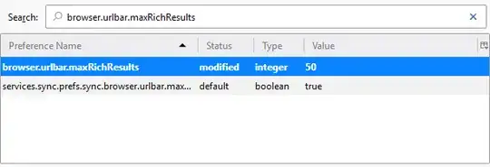 Firefox about:config settings