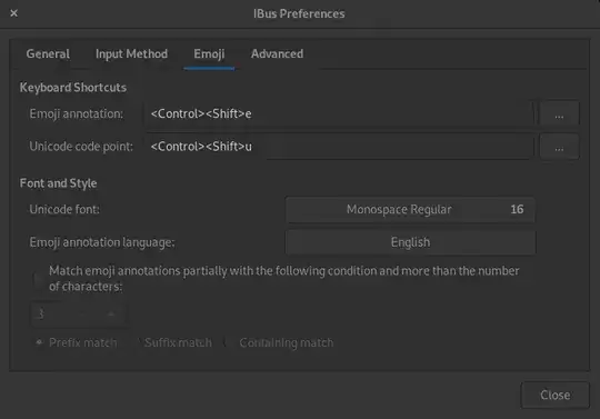 Ibus preferences window