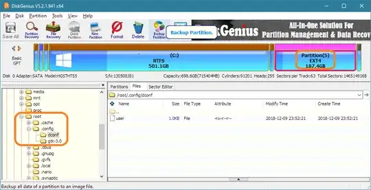 ext4 partition in DiskGenius