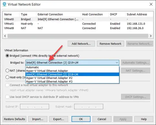 select bridge adapter