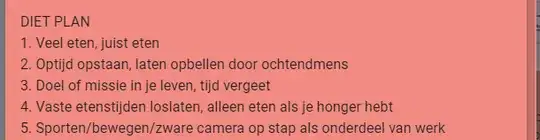 Google Keep note - Red