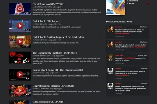 Messed up fonts on Giant Bomb