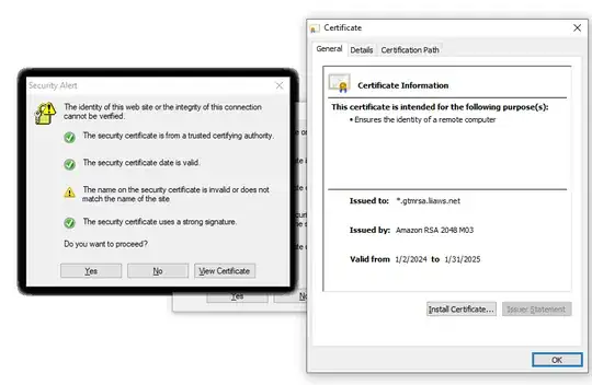 old fashioned security alert