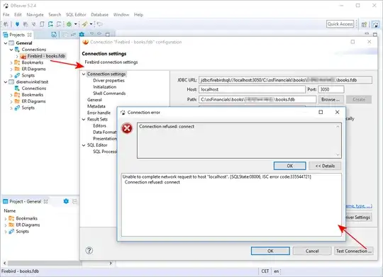 DBeaver cannot connect to Firebird database file