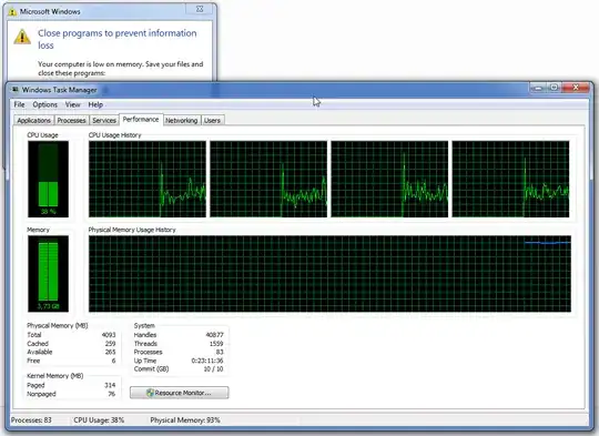 low memory error image