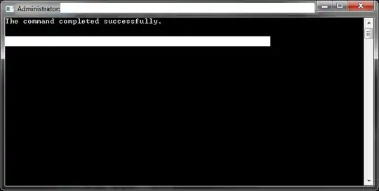 indicates the command executed as it should