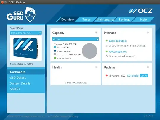 SSDGuru running in Ubuntu will detect OCZ's drives, even when they are members of an Intel RST array