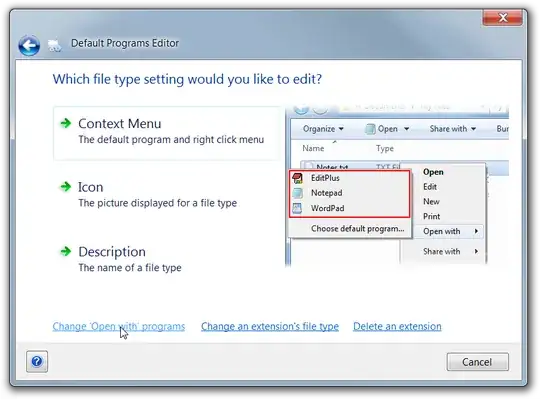 Change Open With Programs