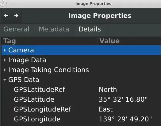 Image Viewer Details/Metadata
