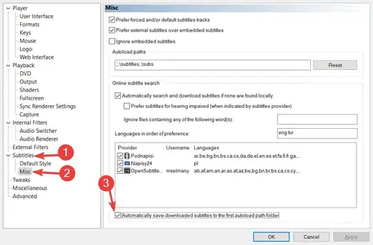 auto-save downloaded subtitle in mpc-hc