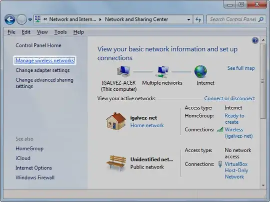 Network and Sharing Center