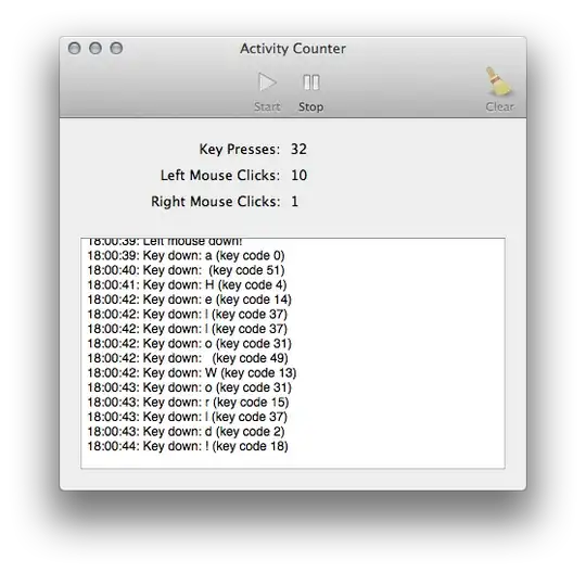 Screenshot of the main window